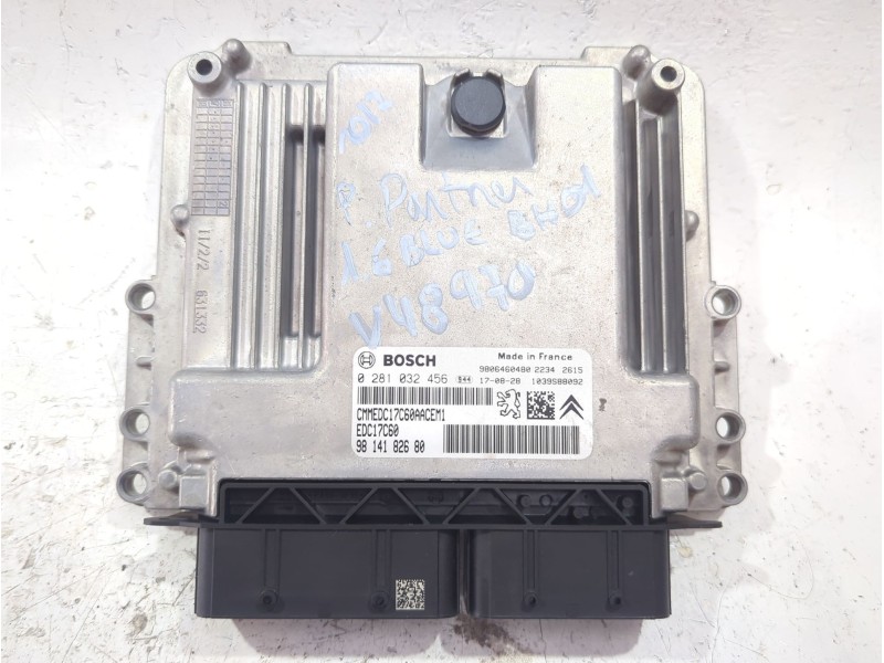 Recambio de centralita inyeccion para peugeot partner furgoneta/monovolumen 1.6 bluehdi 120 referencia OEM IAM 0281032456  