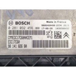 Recambio de centralita inyeccion para peugeot partner furgoneta/monovolumen 1.6 bluehdi 120 referencia OEM IAM 0281032456  