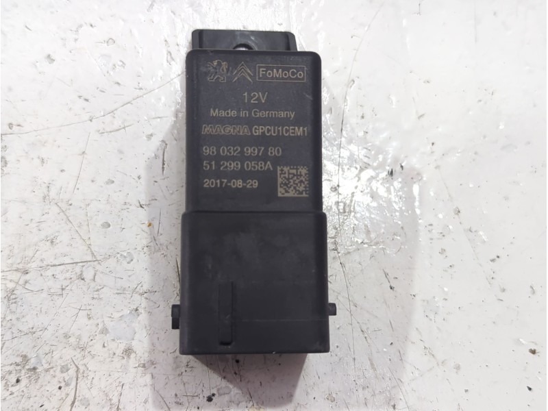 Recambio de caja precalentamiento para peugeot partner furgoneta/monovolumen 1.6 bluehdi 120 referencia OEM IAM 9803299780  