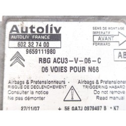 Recambio de centralita airbag para citroën xsara picasso (n68) 1.6 hdi referencia OEM IAM 216196958B  