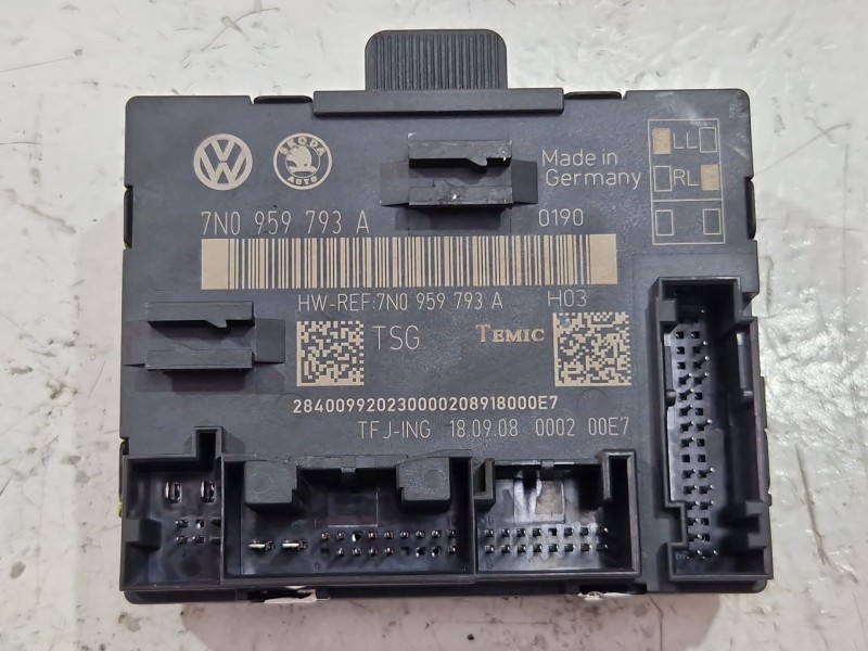 Recambio de modulo electronico para skoda superb ii (3t4) 2.0 tdi referencia OEM IAM 7N0959793A  