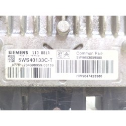 Recambio de centralita inyeccion para peugeot 307 (3a/c) 2.0 hdi 90 referencia OEM IAM 5WS40133CT  