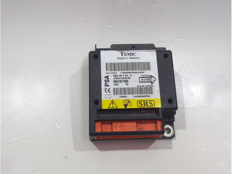 Recambio de centralita airbag para citroën c3 (2002) hdi referencia OEM IAM 9651927580  