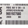 Recambio de centralita airbag para citroën c3 (2002) hdi referencia OEM IAM 9651927580  