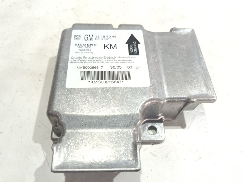 Recambio de centralita airbag para opel vectra c (z02) 1.9 cdti (f69) referencia OEM IAM 5WK43654  