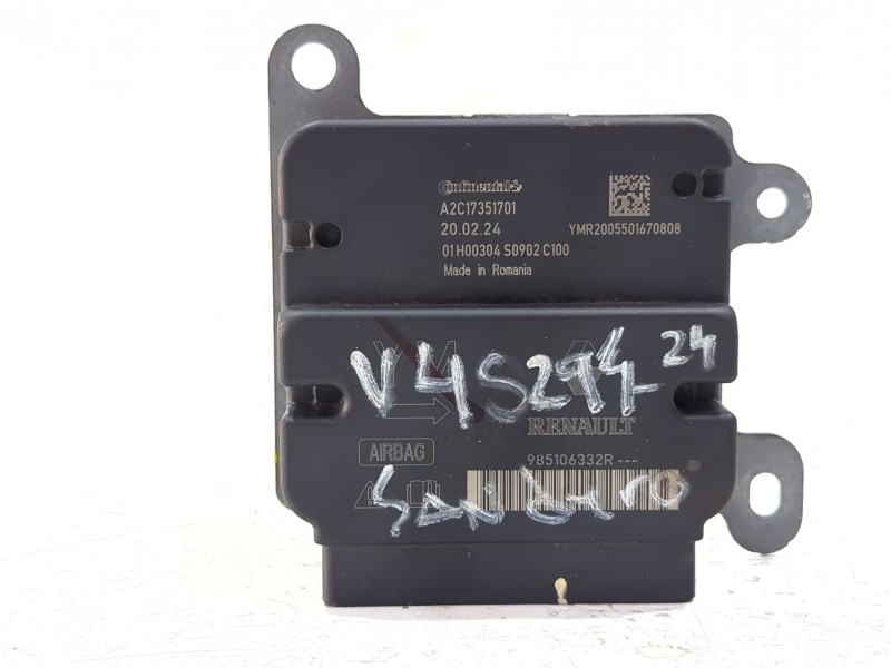 Recambio de centralita airbag para dacia sandero ii (10.2012) 999 referencia OEM IAM 985106332R  