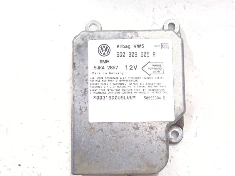 Recambio de centralita airbag para volkswagen golf iv berlina (1j1)(1997) 1.9 tdi referencia OEM IAM 6Q0909605A  