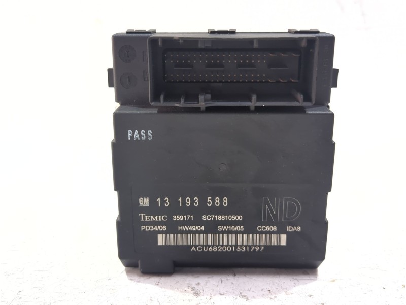 Recambio de modulo electronico para opel vectra c berlina (2002) 1.9 cdti referencia OEM IAM 13193588  