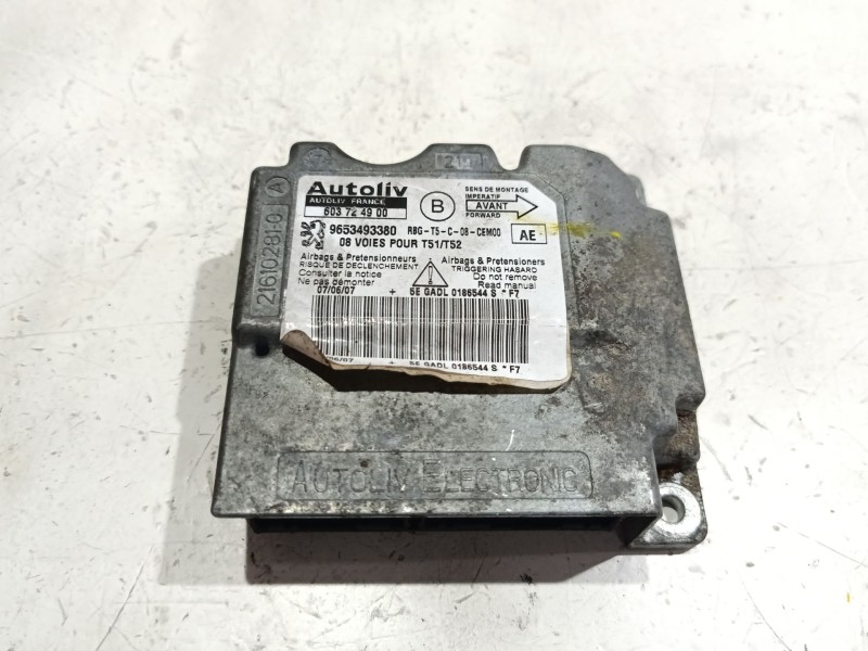 Recambio de centralita airbag para peugeot 307 (3a/c) 1.6 hdi referencia OEM IAM 9653493380  