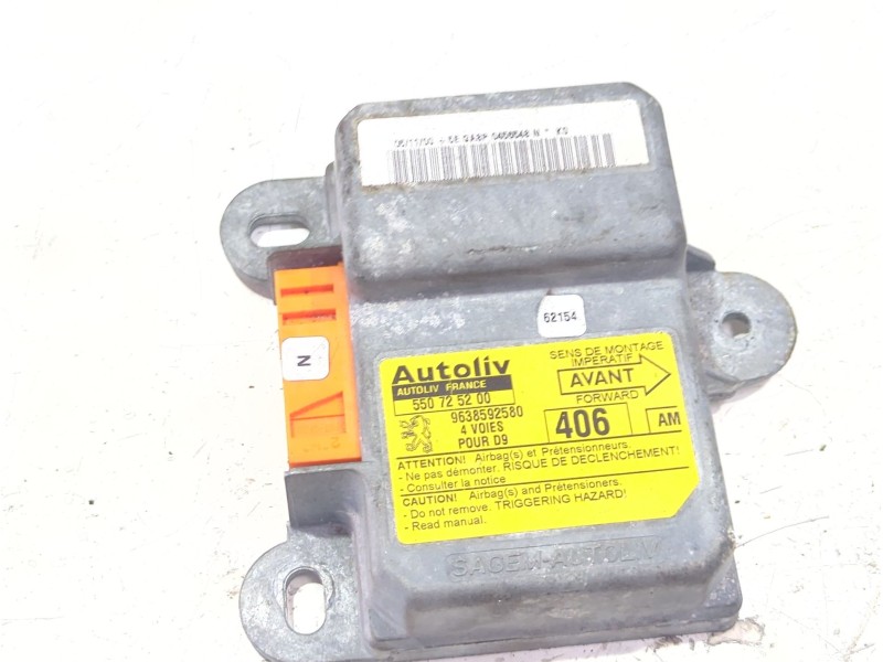 Recambio de centralita airbag para peugeot 406 coupé (s1/s2)(07.1997) 2.2 hdi referencia OEM IAM 9638592580  