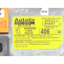 Recambio de centralita airbag para peugeot 406 coupé (s1/s2)(07.1997) 2.2 hdi referencia OEM IAM 9638592580  