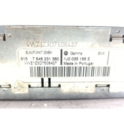 Recambio de sistema audio / radio cd para volkswagen sharan (7m8, 7m9, 7m6) 1.9 tdi referencia OEM IAM 1J0035186E  