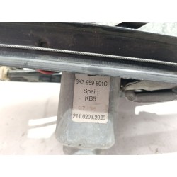 Recambio de mecanismo elevalunas delantero izquierdo para seat ibiza (6k1)(1993) 1.9 d referencia OEM IAM 6K3959801C  