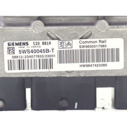 Recambio de centralita inyeccion para peugeot 307 (3a/c) 2.0 hdi 90 referencia OEM IAM 5WS40045BT  