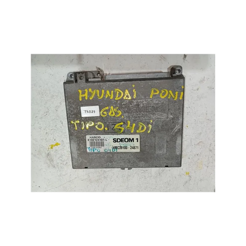 Recambio de centralita inyeccion para hyundai pony (x2)(1992) 1.5 referencia OEM IAM K102124101L SDEOM1  
