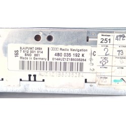 Recambio de pantalla multifuncion para audi allroad c5 (4bh) 2.5 tdi quattro referencia OEM IAM 4B0035192K  