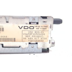 Recambio de sistema audio / radio cd para peugeot 206 hatchback (2a/c) 1.4 i referencia OEM IAM 96489417XT00  