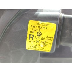 Recambio de faro delantero derecho para seat alhambra (7v8, 7v9) 1.9 tdi referencia OEM IAM 0301182212  
