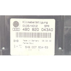 Recambio de mando climatizador para audi allroad c5 (4bh) 2.5 tdi quattro referencia OEM IAM 4B0820043AD  