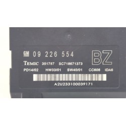 Recambio de modulo electronico para opel vectra b caravan (1996) 1.7 td referencia OEM IAM 09226554  