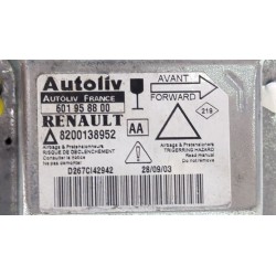 Recambio de centralita airbag para renault laguna ii (bg0)(2001) 1.9 dci referencia OEM IAM 8200138952  