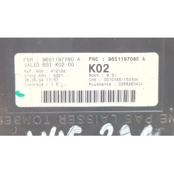 Recambio de bsi para peugeot 307 (3a/c) 2.0 hdi 90 referencia OEM IAM 9651197080A  