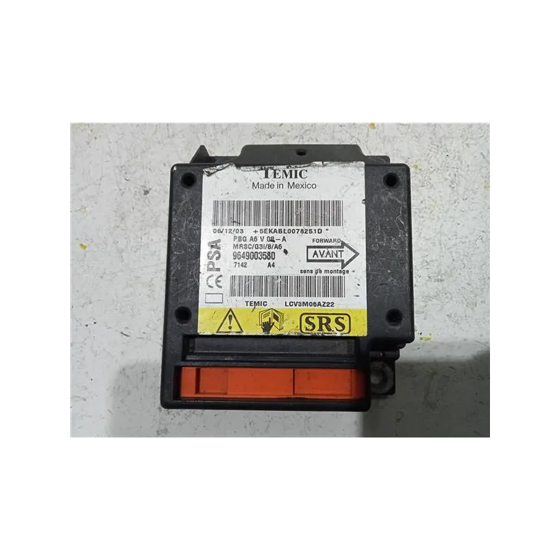 Recambio de centralita airbag para citroën c2 (2003) 1.1 referencia OEM IAM 9649003580  