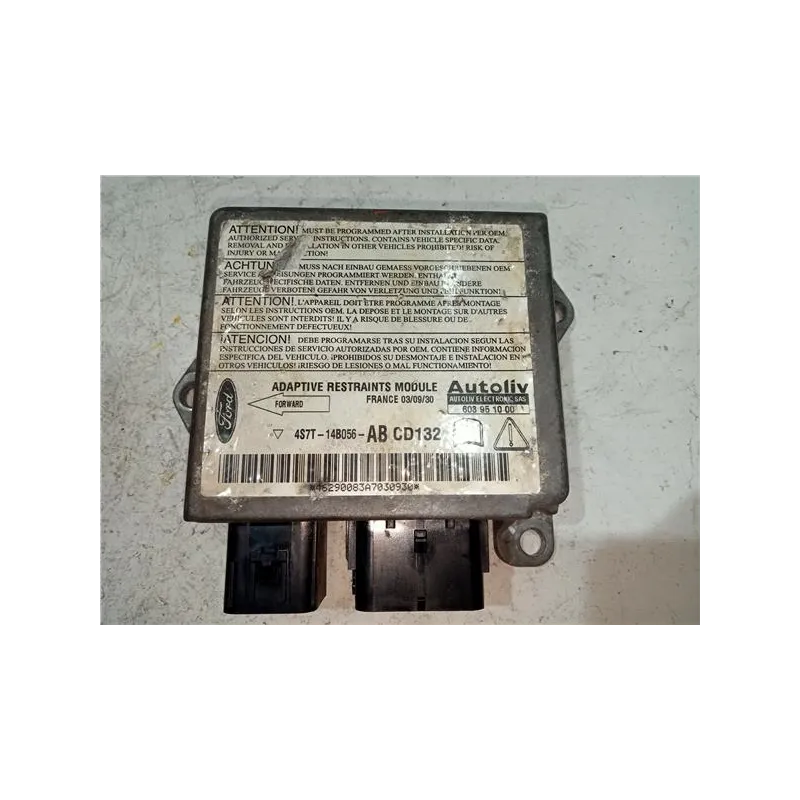 Recambio de centralita airbag para ford mondeo berlina (ca2)(2007) referencia OEM IAM 4S7T14B056AB 603951000  
