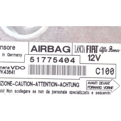 Recambio de centralita airbag para fiat bravo ii (198_) 1.9 d multijet (198axb1a) referencia OEM IAM 51775404  