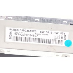 Recambio de sistema audio / radio cd para skoda rapid (nh3, nk3, nk6) 1.6 tdi referencia OEM IAM 5J0035152C  