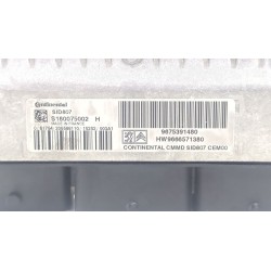Recambio de centralita inyeccion para peugeot 207/207+ (wa_, wc_) 1.6 hdi 110 referencia OEM IAM 9675391480  