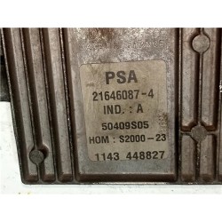 Recambio de centralita inyeccion para peugeot 206 (1998) 1.4 hdi eco 70 referencia OEM IAM 963770618005 9643134680  