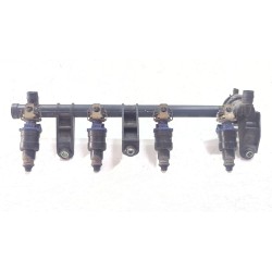 Recambio de rampa inyectores para renault megane i coupe (da0)(1996) 1.6 e (daof) [1,6 ltr. - 66 kw] referencia OEM IAM 77002734