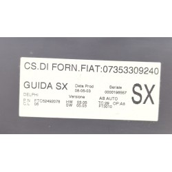 Recambio de mando climatizador para alfa romeo 147 (190)(2000) 1.9 jtd 16v referencia OEM IAM 07353309240  