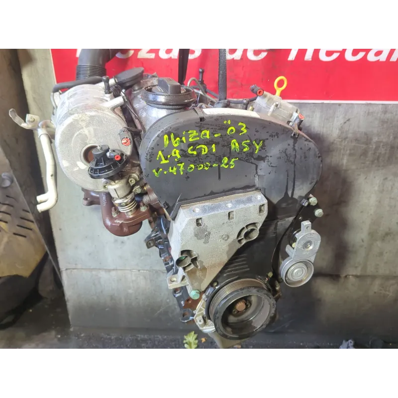 Recambio de motor completo para seat ibiza iii (6l1) 1.9 sdi referencia OEM IAM ASY  