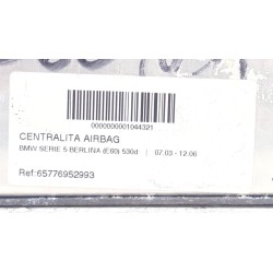Recambio de centralita airbag para bmw 5 (e60) 530 d referencia OEM IAM 65776952993  