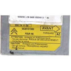 Recambio de centralita airbag para citroën xsara (n1) 1.9 td referencia OEM IAM 550741100  