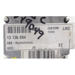 Recambio de nucleo abs para opel vectra c gts (z02) 1.9 cdti (f68) referencia OEM IAM 13136694  