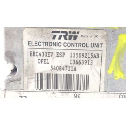 Recambio de nucleo abs para opel vectra c gts (z02) 1.9 cdti (f68) referencia OEM IAM 13136694  