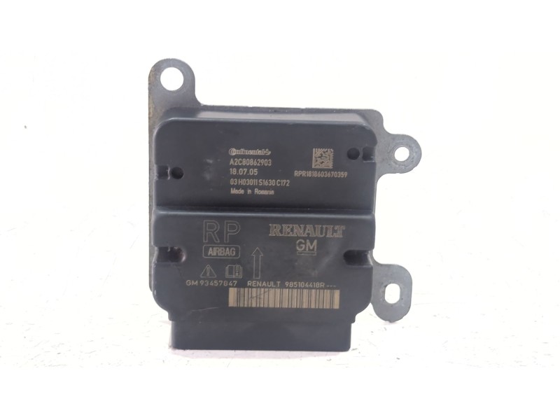 Recambio de centralita airbag para renault trafic ii 1.6 referencia OEM IAM 985104418R  