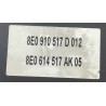Recambio de nucleo abs para audi a4 b7 (8ec) 2.0 tdi 16v referencia OEM IAM 8E0910517D012  