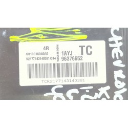 Recambio de centralita inyeccion para chevrolet aveo / kalos hatchback (t200) 1.2 referencia OEM IAM 96376652  