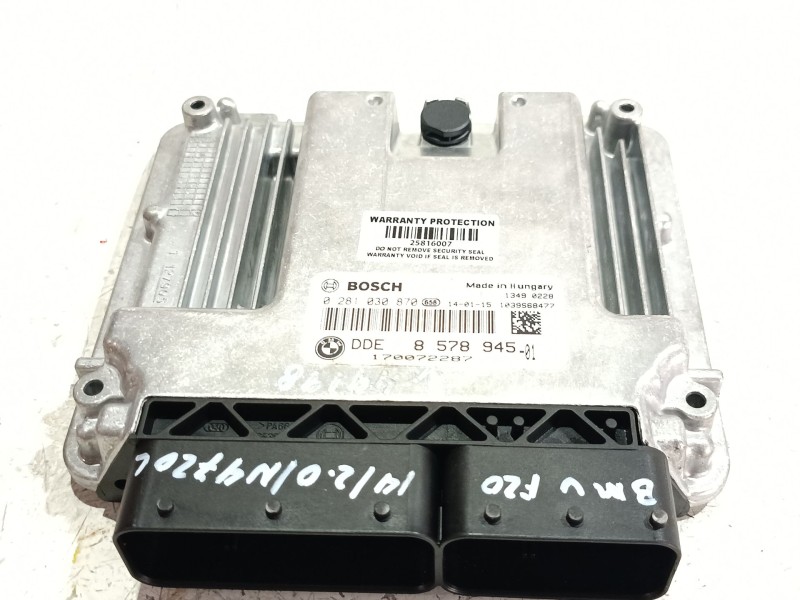 Recambio de centralita inyeccion para bmw 1 (f20) 116 d referencia OEM IAM 0281030870  
