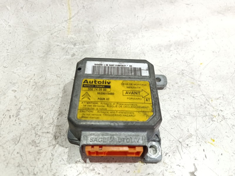 Recambio de centralita airbag para citroën xantia berlina (1993) 2.0 hdi 109 cv referencia OEM IAM 9639015480  