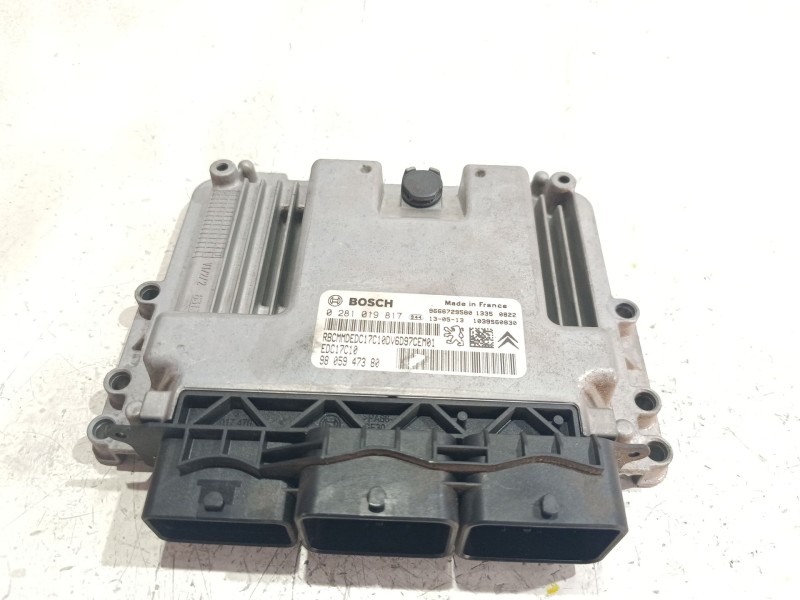Recambio de centralita inyeccion para citroën berlingo furgón (2008) 1.6 hdi 90 referencia OEM IAM 0281019817  