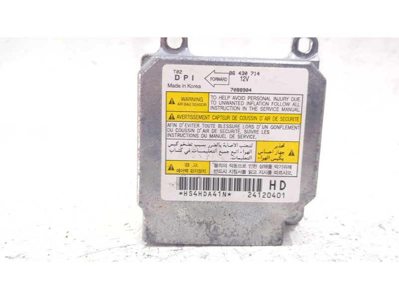 Recambio de centralita airbag para chevrolet kalos (2005) 1.4 16v referencia OEM IAM 96430714  