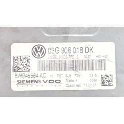 Recambio de centralita inyeccion para seat leon (1p1)(05.2005) 2.0 tdi referencia OEM IAM 03G906018DK  