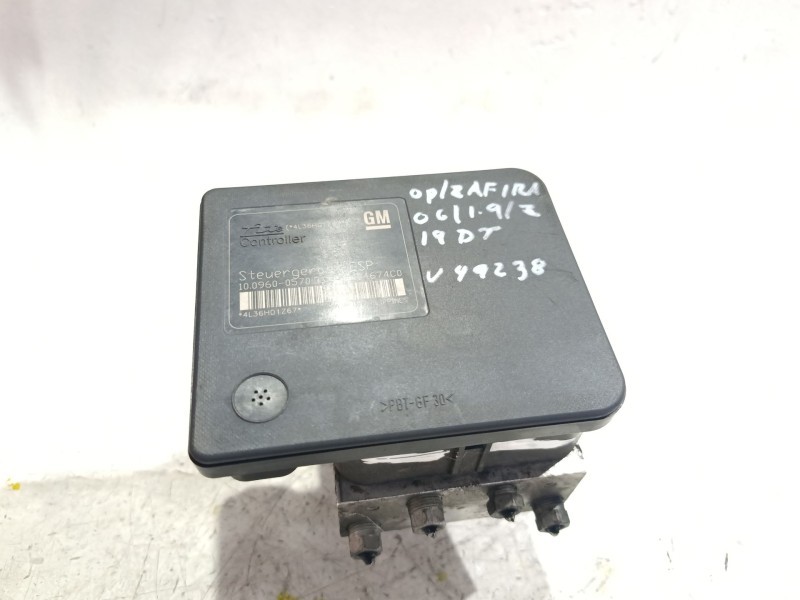 Recambio de nucleo abs para opel zafira / zafira family b (a05) 1.9 cdti (m75) referencia OEM IAM 10096005703  