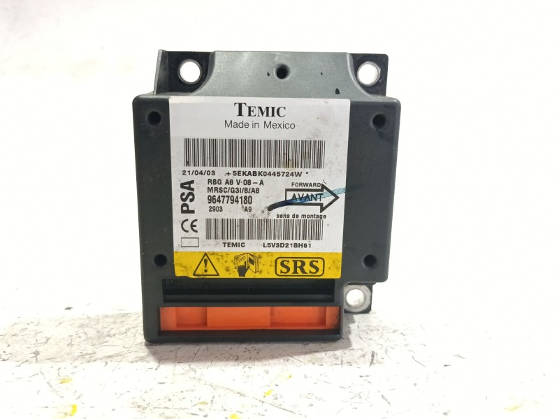 Recambio de centralita airbag para citroën c3 i (fc_, fn_) 1.4 i referencia OEM IAM 9647794180  