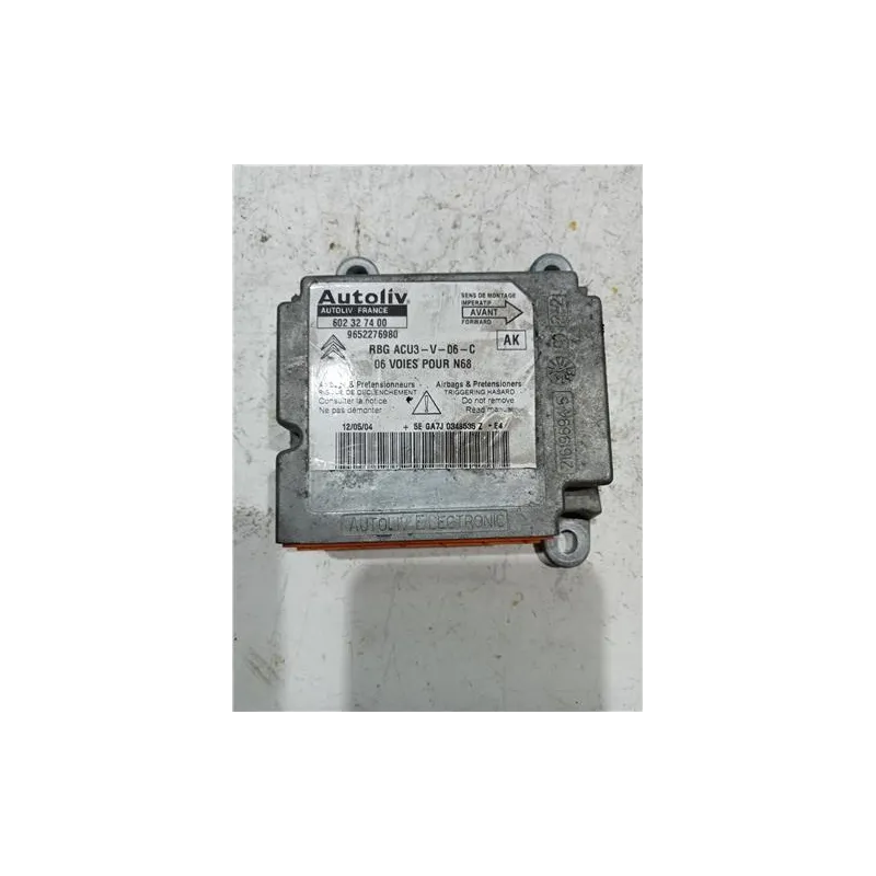 Recambio de centralita airbag para citroën c3 picasso (2009) 1.6 hdi 107 cv referencia OEM IAM 602327400  